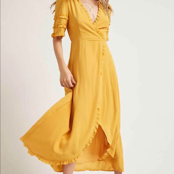 Farrow Melu Wrap Dress Marigold (S) - Picture 2 of 10